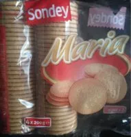 Mängden socker i Sondey Maria