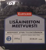 Mängden socker i Lisäaineeton Meetvursti