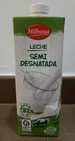 Mängden socker i Leche Semidesnatada