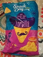 Mängden socker i Tortilla Chips Goût Sweet Chili Pepper