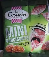 Mängden socker i Mini saucissons aux noix