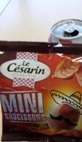 Mängden socker i Mini saucissons chorizo doux