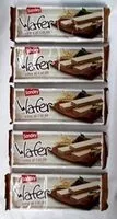 Mängden socker i Wafers with cocoa filling