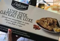 Mängden socker i Luxe Stol, Gâteau de Luxe Fourré Pâte d'Amande et Fruits à Coque