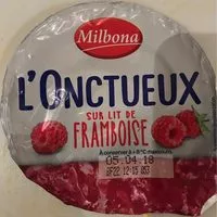 Mängden socker i L'onctueux et lit de framboise