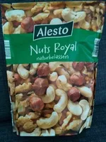 Mängden socker i Alesto mixed nuts (walnuts, hazelnuts, cashews, almonds)