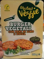Mängden socker i Burger con semi di lino e zucca