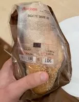 Mängden socker i Baguette sesame bio