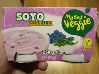 Mängden socker i Soyo mirtilli