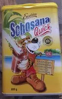 Mängden socker i Schosana Quick Kakao