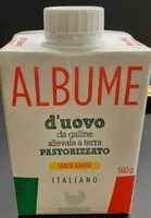 Mängden socker i Albume d'uovo