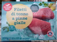 Mängden socker i Filetti di tonno a pinne gialle
