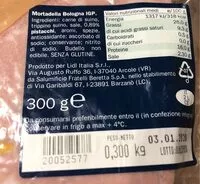 Mängden socker i Mortadella Bologna IGP