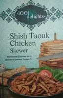 Mängden socker i Shish taouk chicken skewer