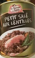 Mängden socker i Petit salé aux lentilles