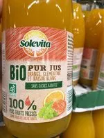 Mängden socker i Bio pur jus orange orange clementine et raisin blanc