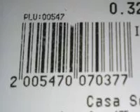 Mängden socker i jamón cocido