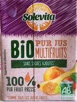 Mängden socker i Pur jus multifruits Bio