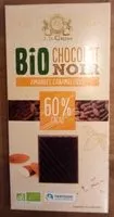 Mängden socker i Chocolat noir 60% Amandes caramelisees