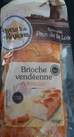 Mängden socker i Brioche vendéenne pur beurre