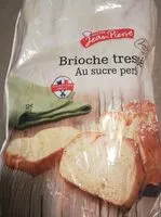 Mängden socker i Brioche tressée au sucre perlé