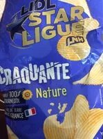 Mängden socker i Lidl Star Ligue - Craquante Nature