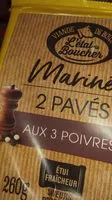 Mängden socker i Pavés marinés aux 3 poivres