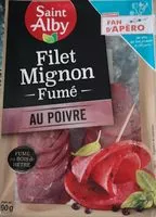 Mängden socker i Filet mignon fumé au poivre