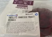 Mängden socker i Tartelette framboise