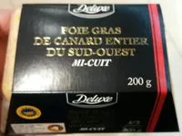 Mängden socker i Foie gras de canard entier du Sud-Ouest mi-cuit