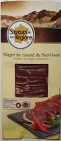 Mängden socker i Magret de canard du Sud-Ouest fumé & au piment d'Espelette