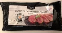 Mängden socker i Magret de canard en papillote