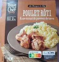 Mängden socker i Poulet rôti & son écrasé de pommes de terre