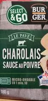Mängden socker i Burger pavé Charolais sauce au poivre