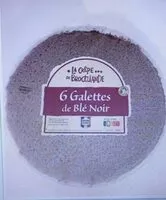 Mängden socker i 6 galettes de blé noir