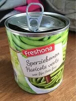 Mängden socker i Haricots verts très fins