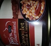 Mängden socker i Cassoulet au confit de canard