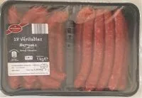 Mängden socker i 18 Veritables Merguez