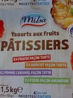 Mängden socker i Yaourts pâtissiers