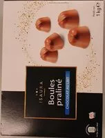 Mängden socker i Boules praliné