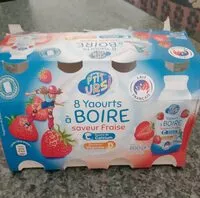 Mängden socker i Yaourt à boire