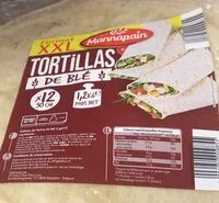 Mängden socker i TORTILLAS XXL de blé