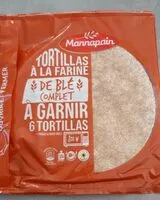 Mängden socker i Tortillas à la farine de blé complet