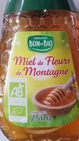 Mängden socker i Miel de fleurs de montagne