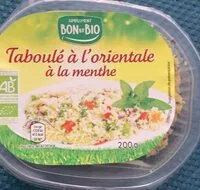 Mängden socker i Taboule a l orientale a la menthe