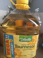 Mängden socker i Huile de tournesol