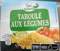 Mängden socker i Taboulé aux légumes