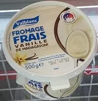 Mängden socker i Fromage frais vanille de madagascar