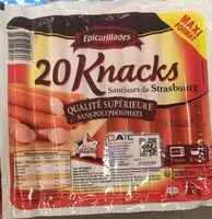 Mängden socker i Saucisse de strasbourg