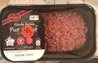 Mängden socker i Viande hachee